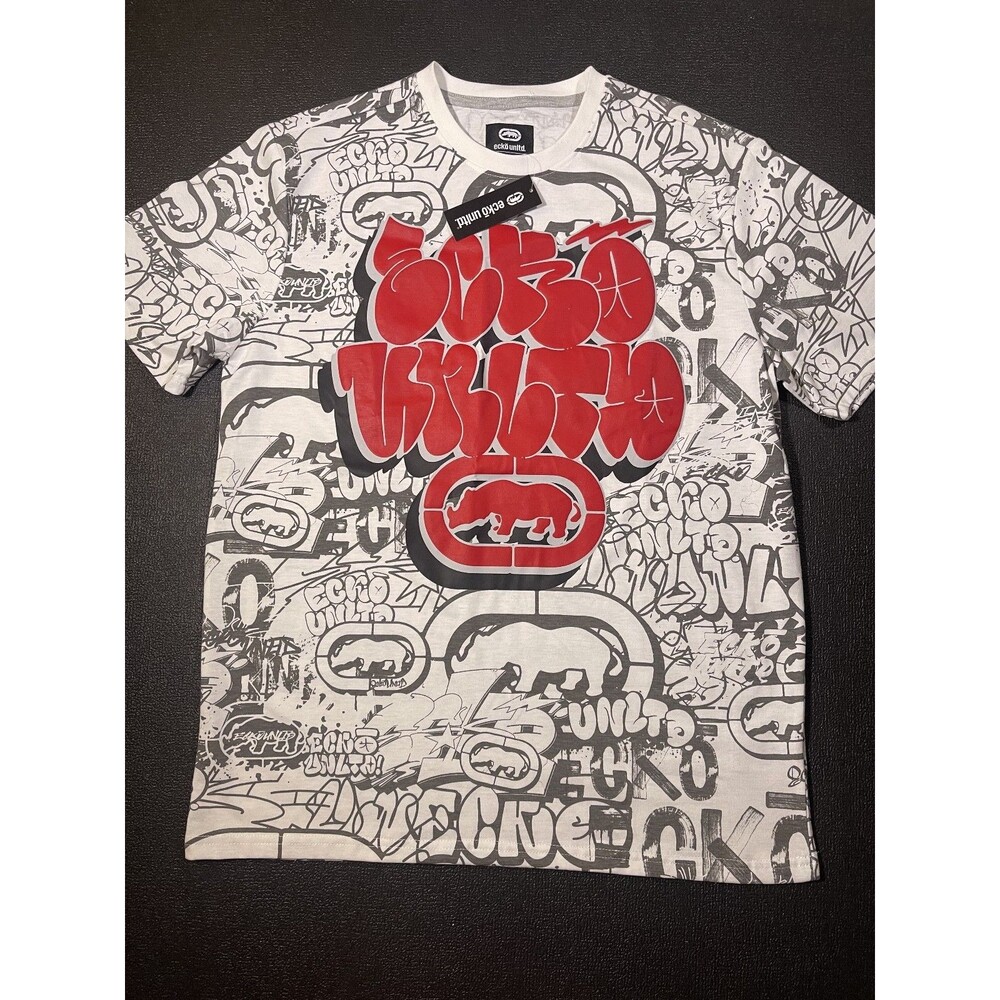 ecko Unltd Men's Allover Print Graphic T-Shirt